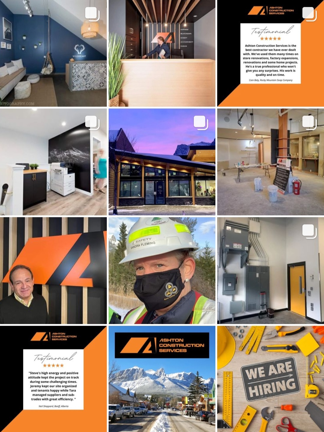 Ashton Construction - Social Media