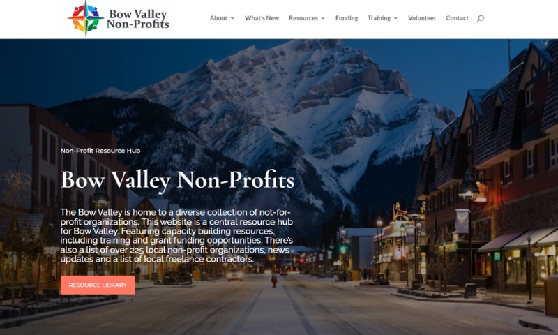 Bow Valley Marketing - Website Design - Bow Valley Non-Profits